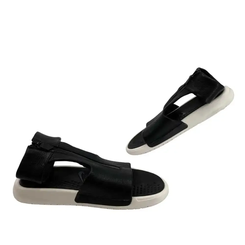 Nike Black Benassi Cuff Lux Sandals | Women's Size 7